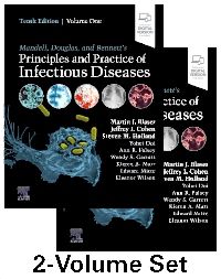 Mandell, Douglas, and Bennett's Principles and Practice of Infectious Diseases: 2-Volume Set 10th Edition